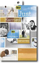 Front Large. Best Buy GC - $100 Wedding Gift Card.