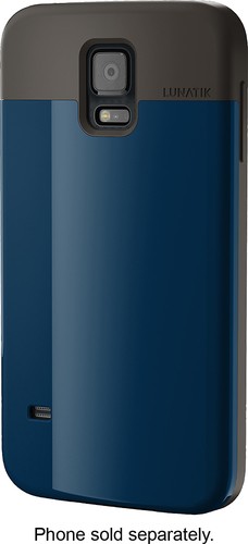  LUNATIK - FLAK Case for Samsung Galaxy S 5 Cell Phones - Dark Blue