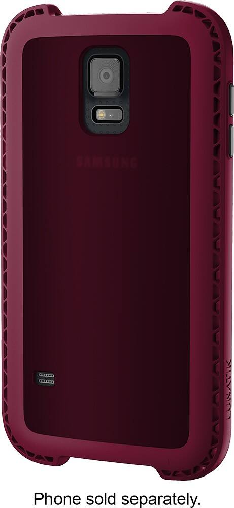 Front Zoom. LUNATIK - SEISMIK Hard Shell Case for Samsung Galaxy S 5 Cell Phones - Dark Raspberry.