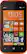 Front. BLU - Win JR Smartphone - Wireless LAN - 4G - Bar - Orange.