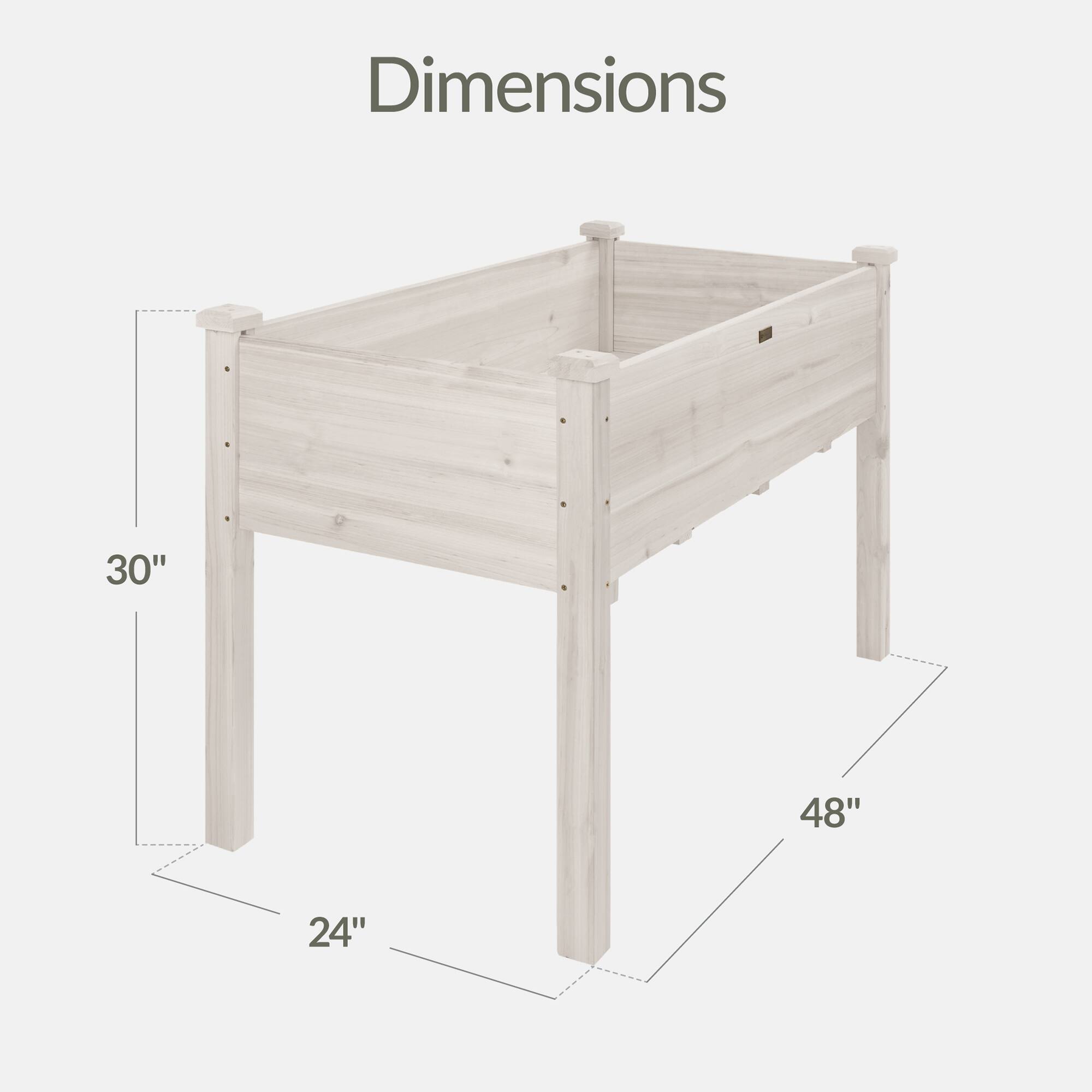 Dimensions: 30" x 48" x 24"
