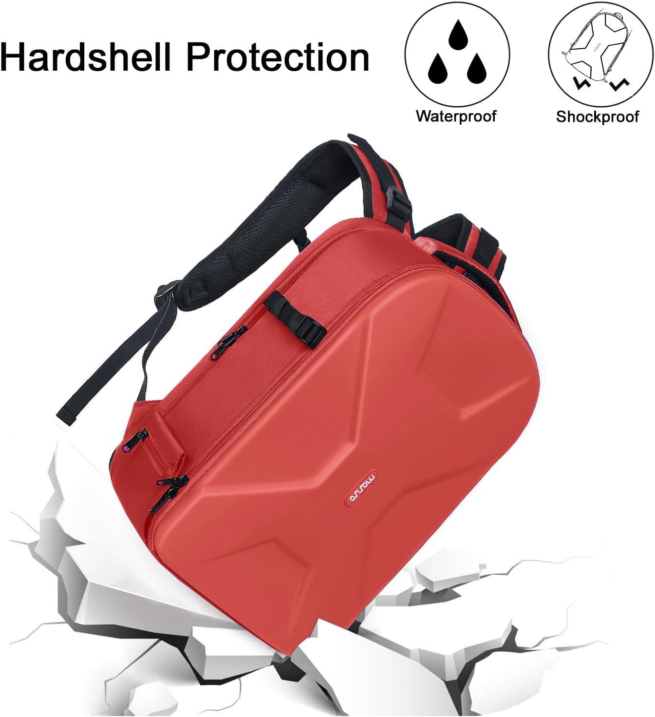 Hardshell Protection  
Waterproof  
Shockproof