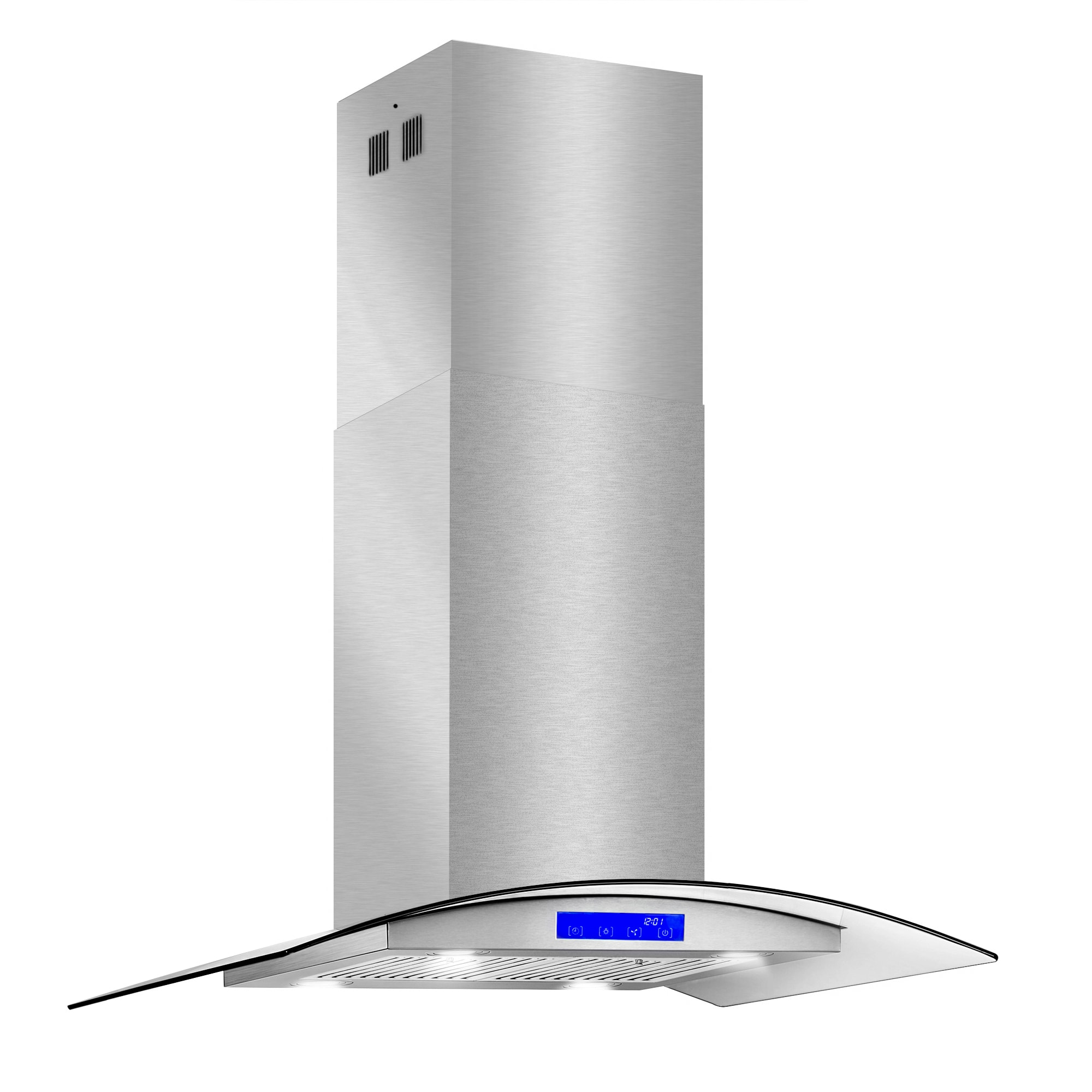 COSMO 36 inches Convertible Island Range Hood Stainless Steel COS