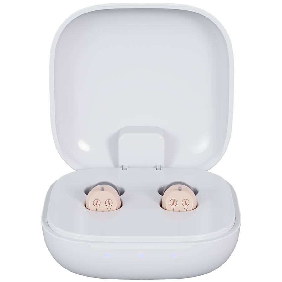 Alt View 1. Audien Hearing - Audien Atom One OTC Hearing Aid - Beige.