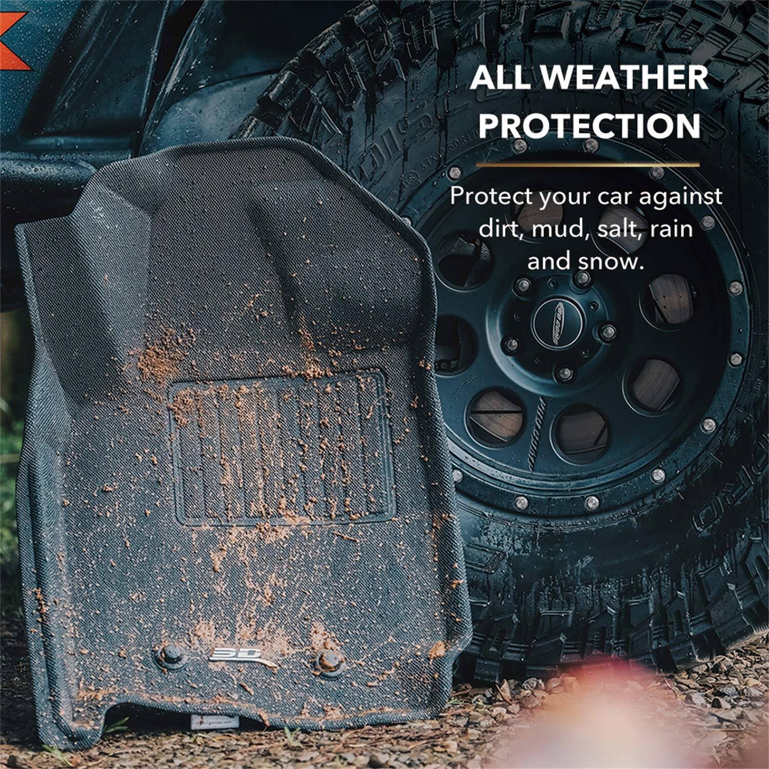 ALL WEATHER PROTECTION  
Protect your car against dirt, mud, salt, rain and snow.