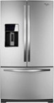Front. Whirlpool - 26.8 Cu. Ft. French Door Refrigerator with Thru-the-Door Ice and Water.
