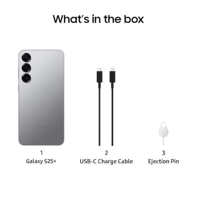 Samsung Galaxy S25+ 256GB Silver Shadow (AT&T) SM-S936U - Best Buy Samsung Galaxy S25+ 256GB Silver Shadow (AT&T) SM-S936U - Best Buy