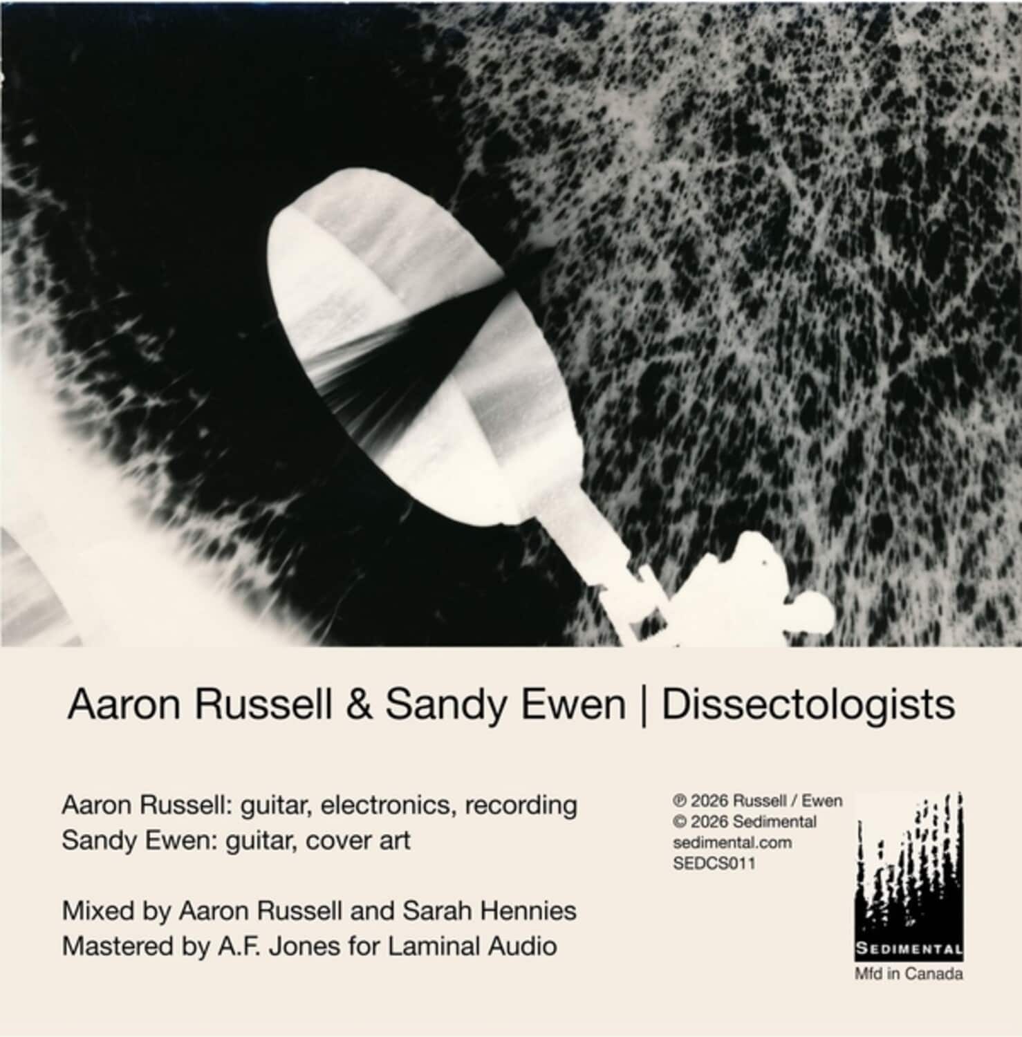 Russell,Aaron / Ewen,Sandy - Dissectologists   - CASSETTES price history on PriceWatchPro