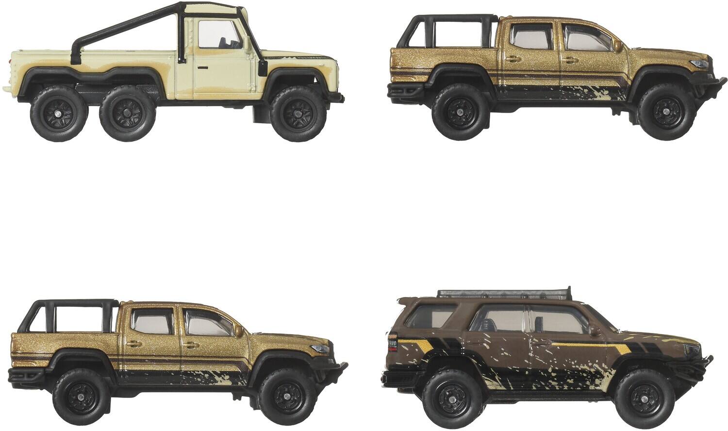 Alt View 3. Mattel - Matchbox: The Movie Desert Chase Escape 1:64 Scale Die-Cast Vehicles 4-Pack   - COLLECTIBLES - Multicolor.