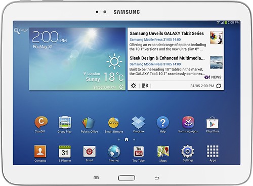  Samsung - Galaxy Tab 3 10.1 - 16GB - White