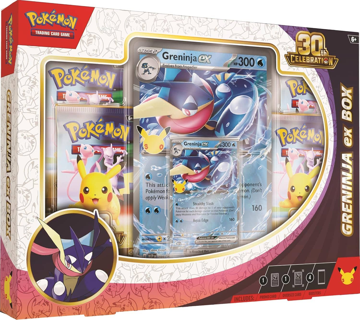 Pokémon - Pokemon TCG: 30th Celebration Greninja ex Box price history on PriceWatchPro