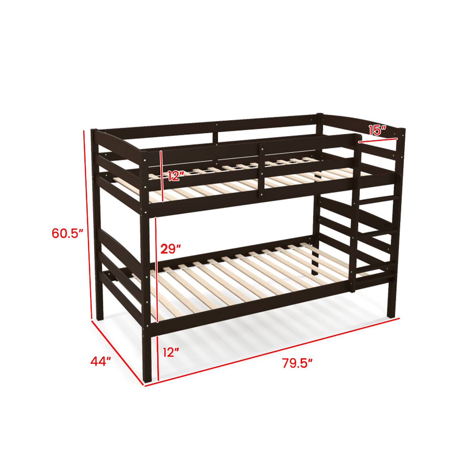 15"  
AA -12"  
60.5"  
29"  
44"  
12"  
79.5"