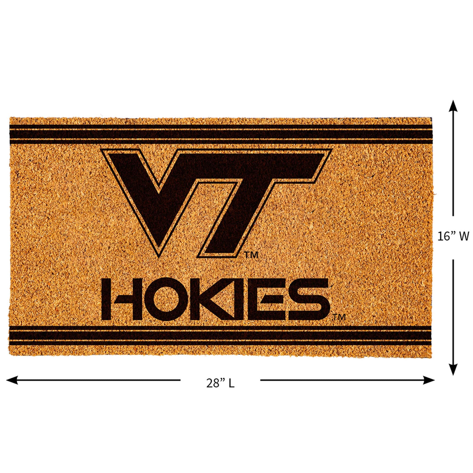 VT HOKIES  
16" W x 28" L
