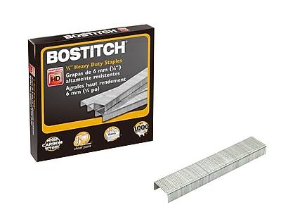 BOSTITCH Heavy Duty Staples  
6 mm (¼")  
Grapas de 6 mm (¼") altamente resistentes  
Agrafes haut rendement 6 mm (¼")  
1000 staples