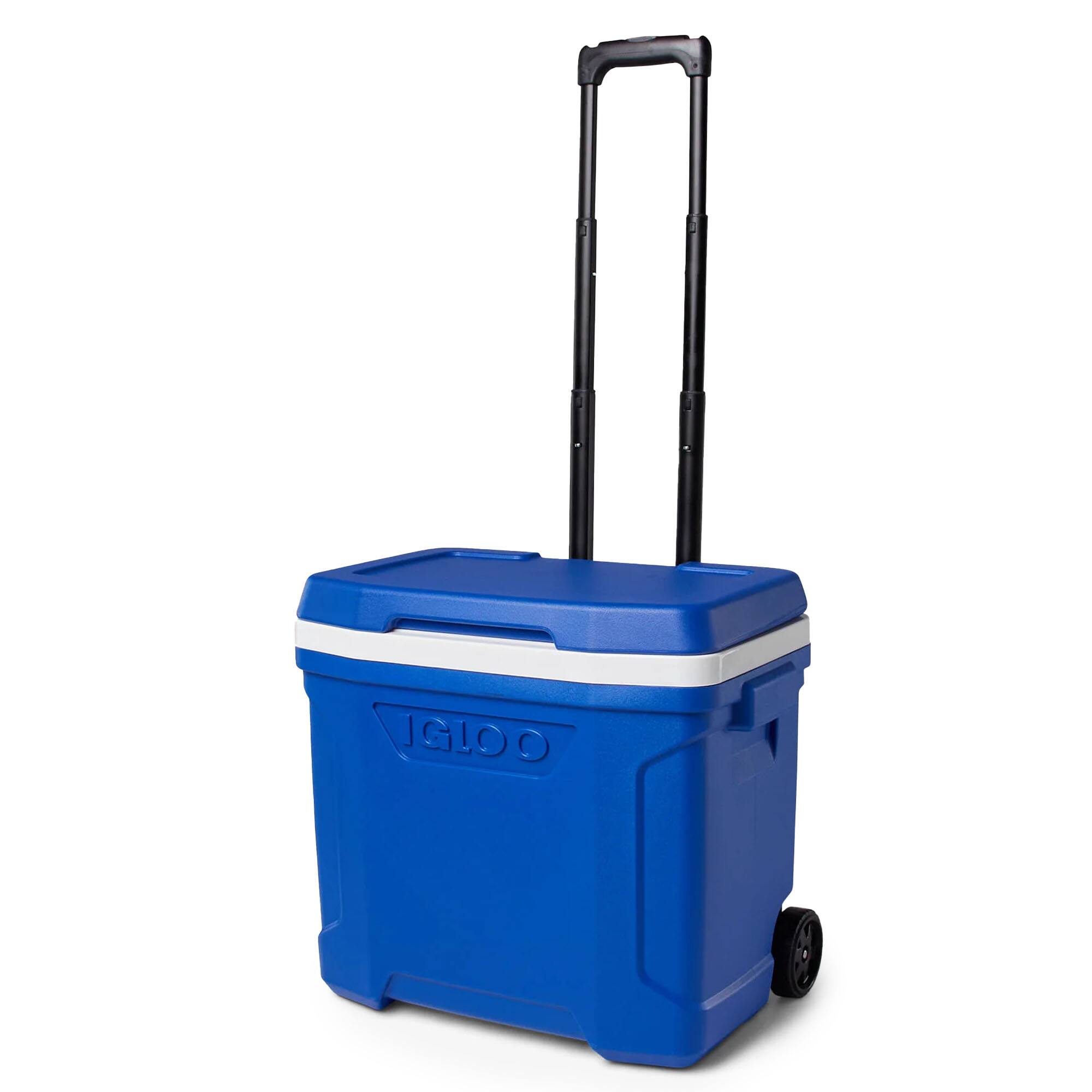 Alt View 1. Igloo - IGLOO Profile II 28 QT Roller Cooler, Majestic Blue - Majestic Blue.
