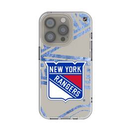 Keyscaper - NHL - New York Rangers iPhone Clear Ice Case - 16e - Multicolor