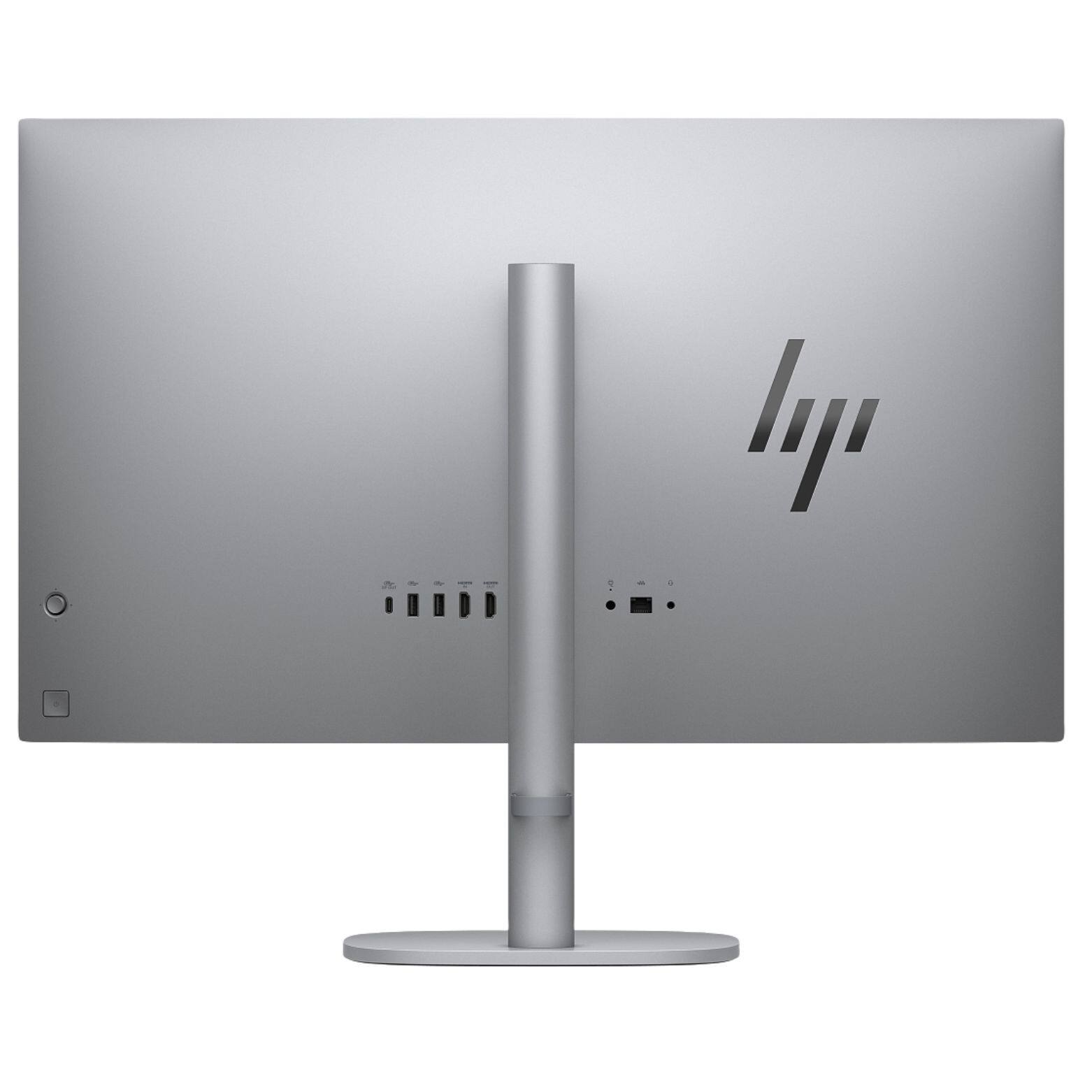 Alt View 4. HP - OmniStudio 27-CS0000 27" FHD Touch Intel Ultra 5 16GB DDR5 256GB SSD Intel Arc Windows 11 Home All-in-One Desktop - Grey.