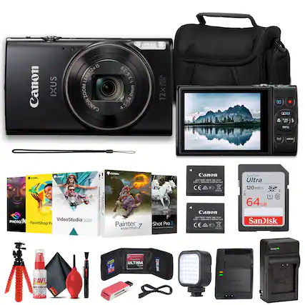 Canon IXUS IS LENS 12x ZOOM CANON 1:3.6-7.0 4.5-54.0mm OPTICAL ZOOM 12x F 1 FUNC SET INFO Del MINU cOmE FIMREL PHOTO% VideoStudio 2020 PaintShop P VdeoStudio Painter A 11. COREL Painter essentials Shot Pro 3 Canon AE-OS -- -- - nL Canon ..DRS - - -- - . - SanDisk Ultra 120 MB/s 1 1 0 64GB SanDisk CAM ULTIMA AVE ACd as CLEANE -in canon