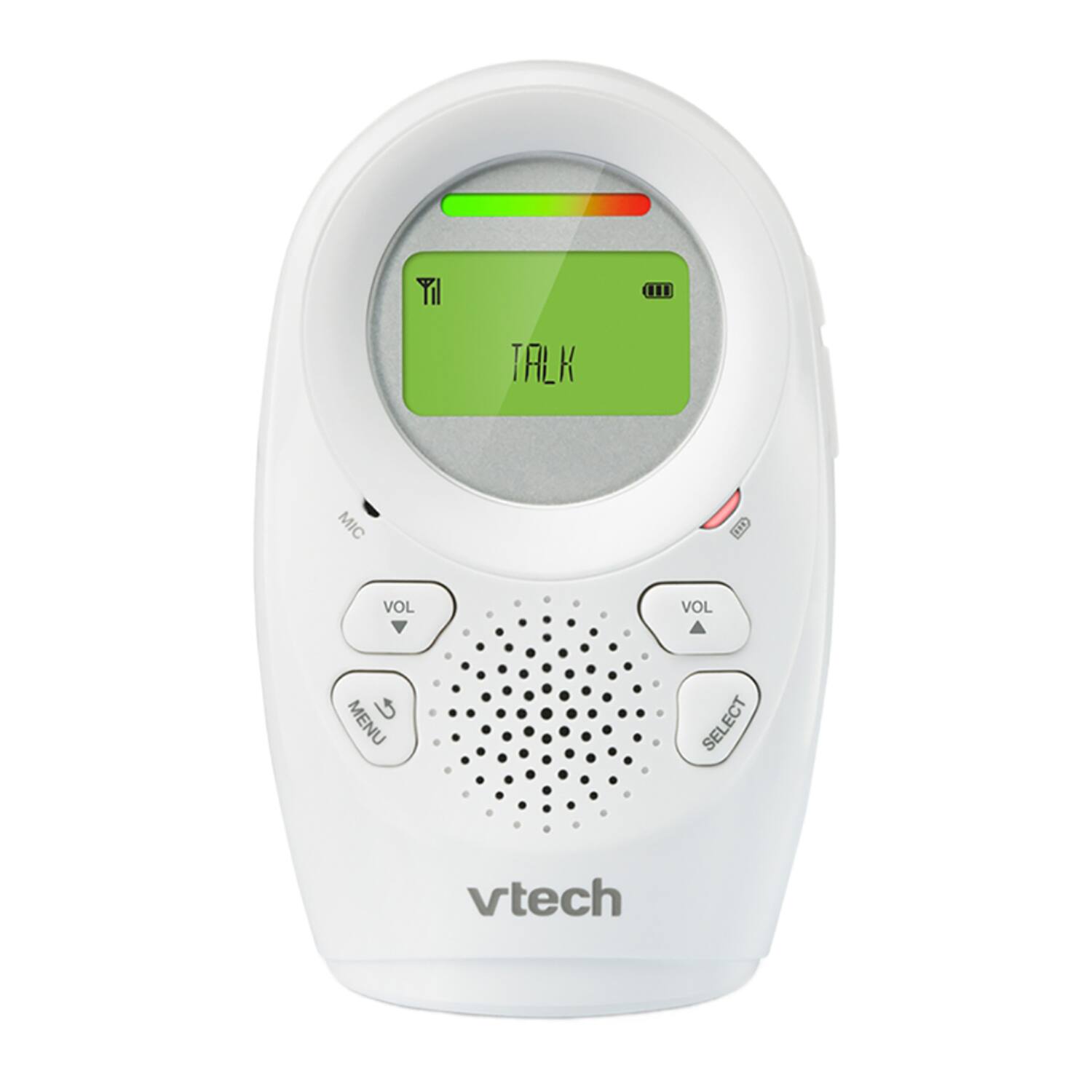TALK

MIC

VOL
VOL
MENU
SELECT

vtech