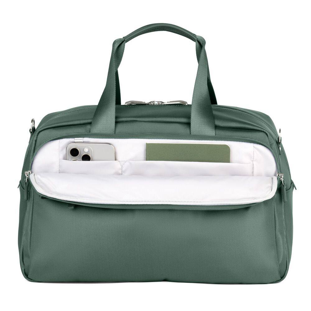 Back. Travelpro - Versapack + Softside Carry-On & Underseat Travel Tote Bag Luggage Set - Desert Sage.