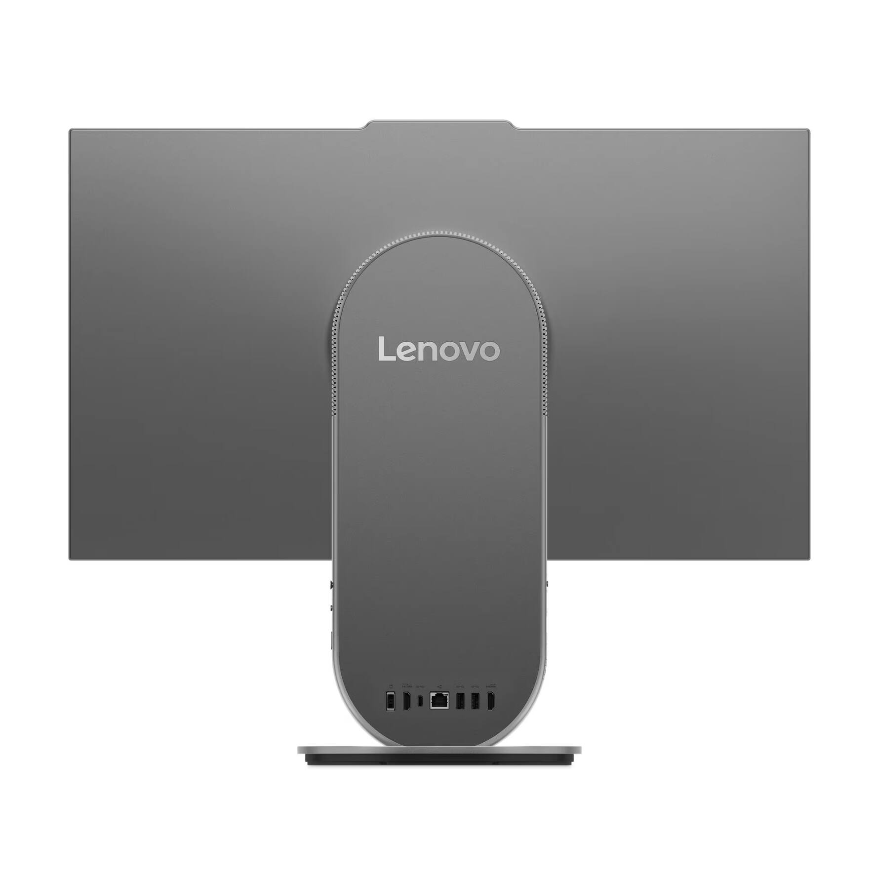 Alt View 7. Lenovo - Yoga All-in-One 27 QHD Display (Ultra 7-255H, 16GB, 1TB SSD, Intel Arc 140T, WiFi 7, Win 11 Home) w/USB Hub - Luna Grey.