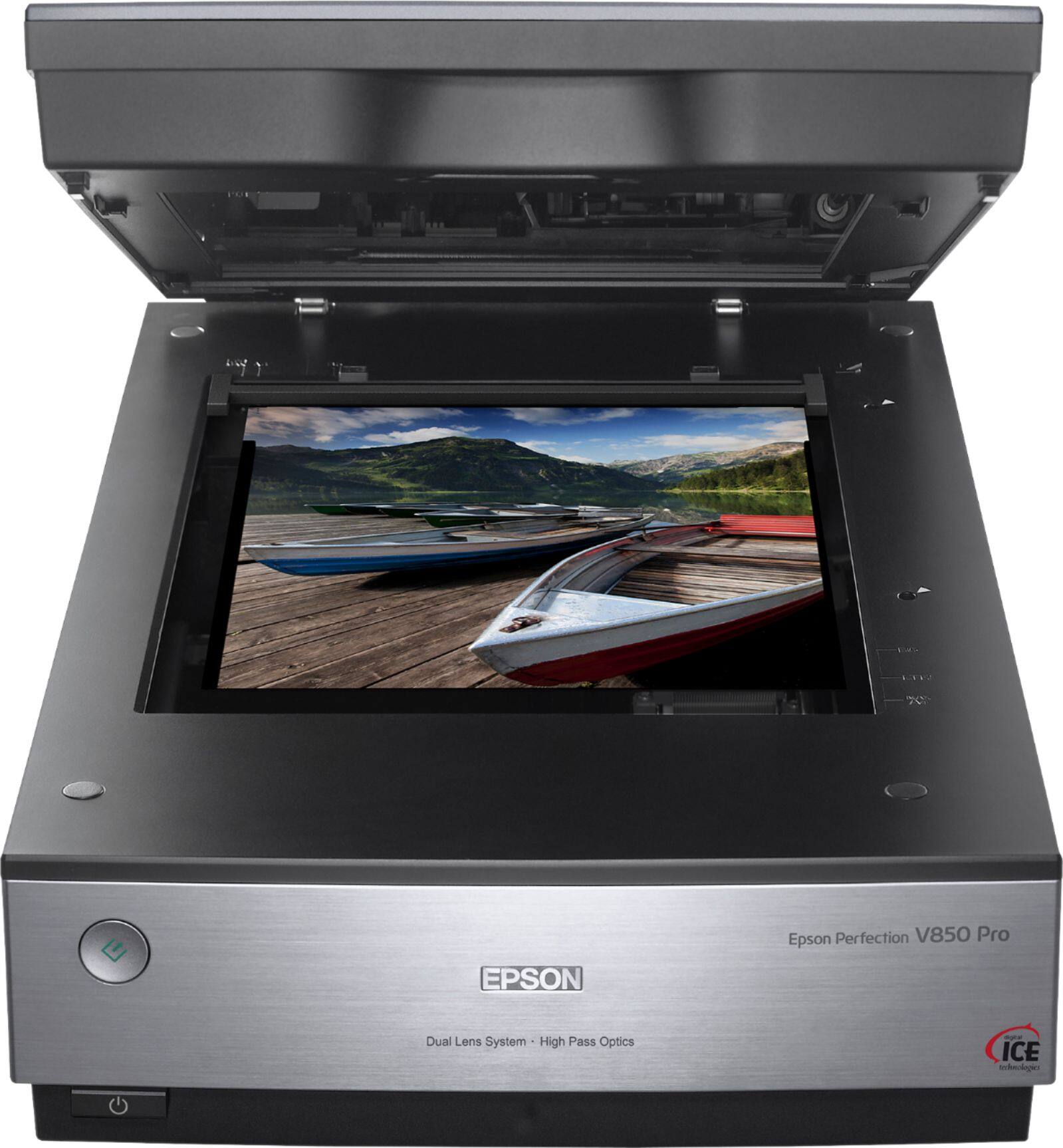 Alt View 14. Epson - Perfection V850 Pro Photo Scanner - Black.