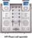 Front Standard. Numark - 2-Channel Mixer with Apple® iPod® Dock - Silver.
