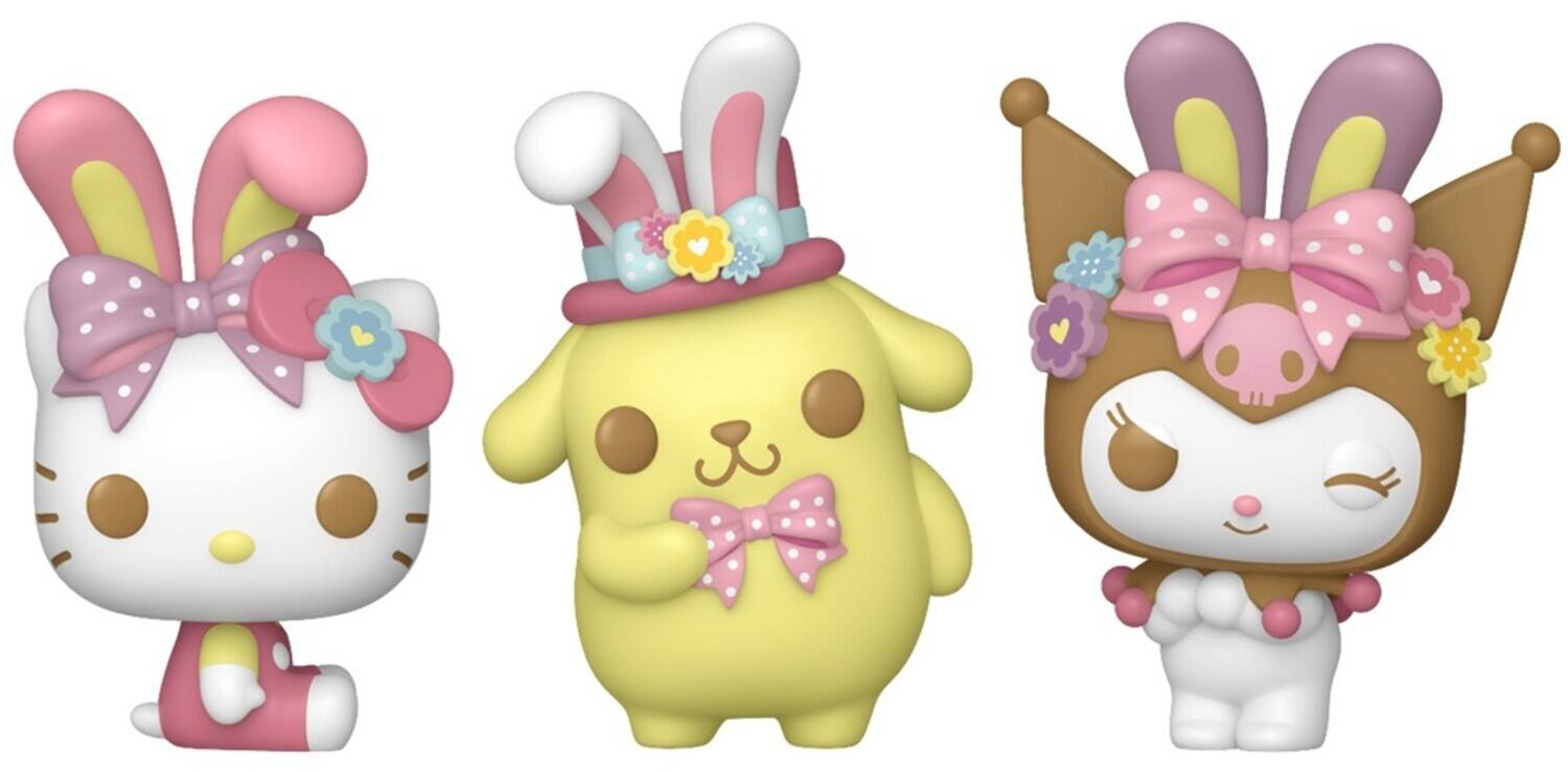 Photos - Action Figures / Transformers Funko  Pocket POP! Egg: Hello Kitty and Friends 3-Pack, Hello Kitty - COLLECTIBLES - Multicolor 
