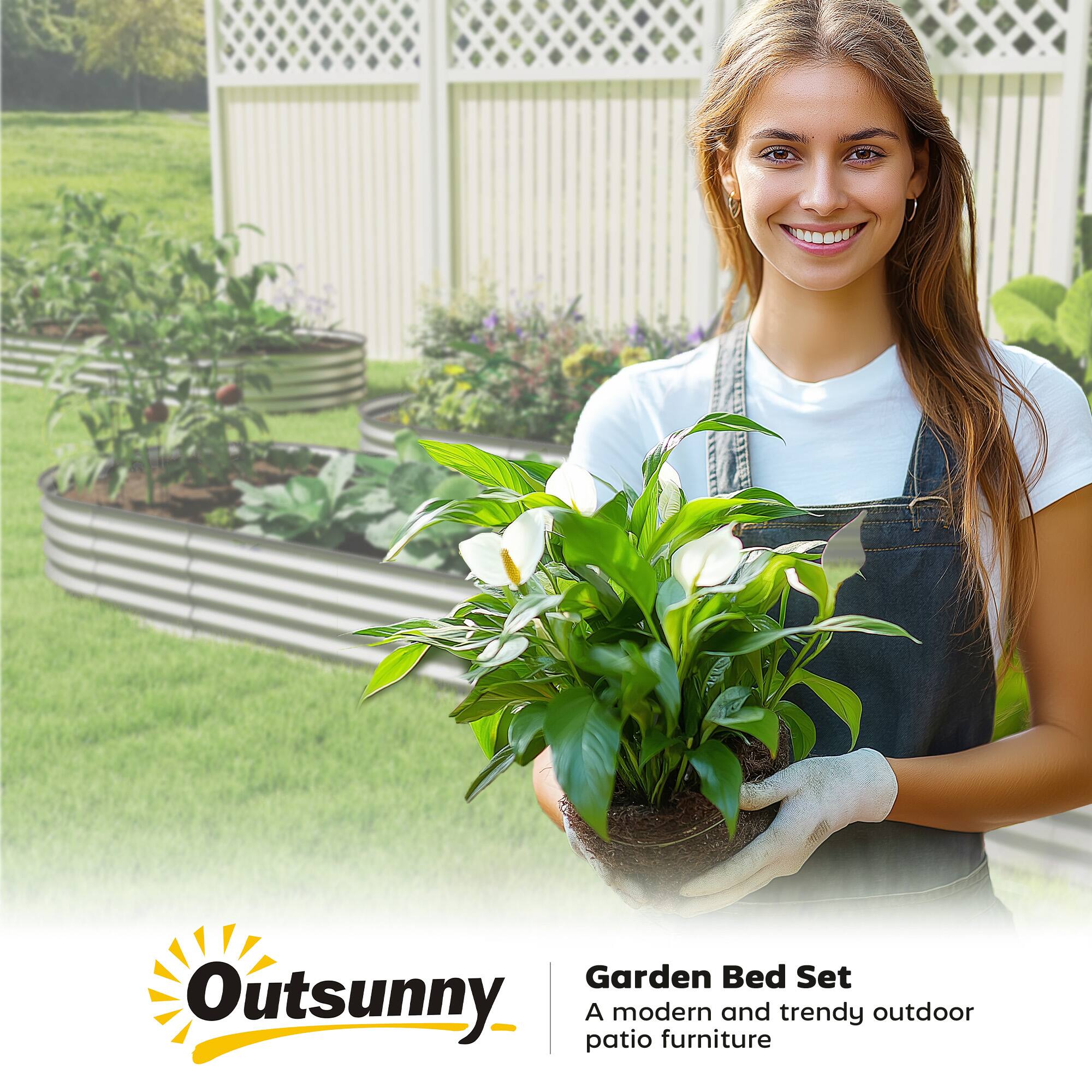 Garden Bed Set
Outsunny
A modern and trendy outdoor patio furniture