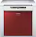 Front Standard. Samsung - 6.4 Cu. Ft. Kimchi Refrigerator - Red.