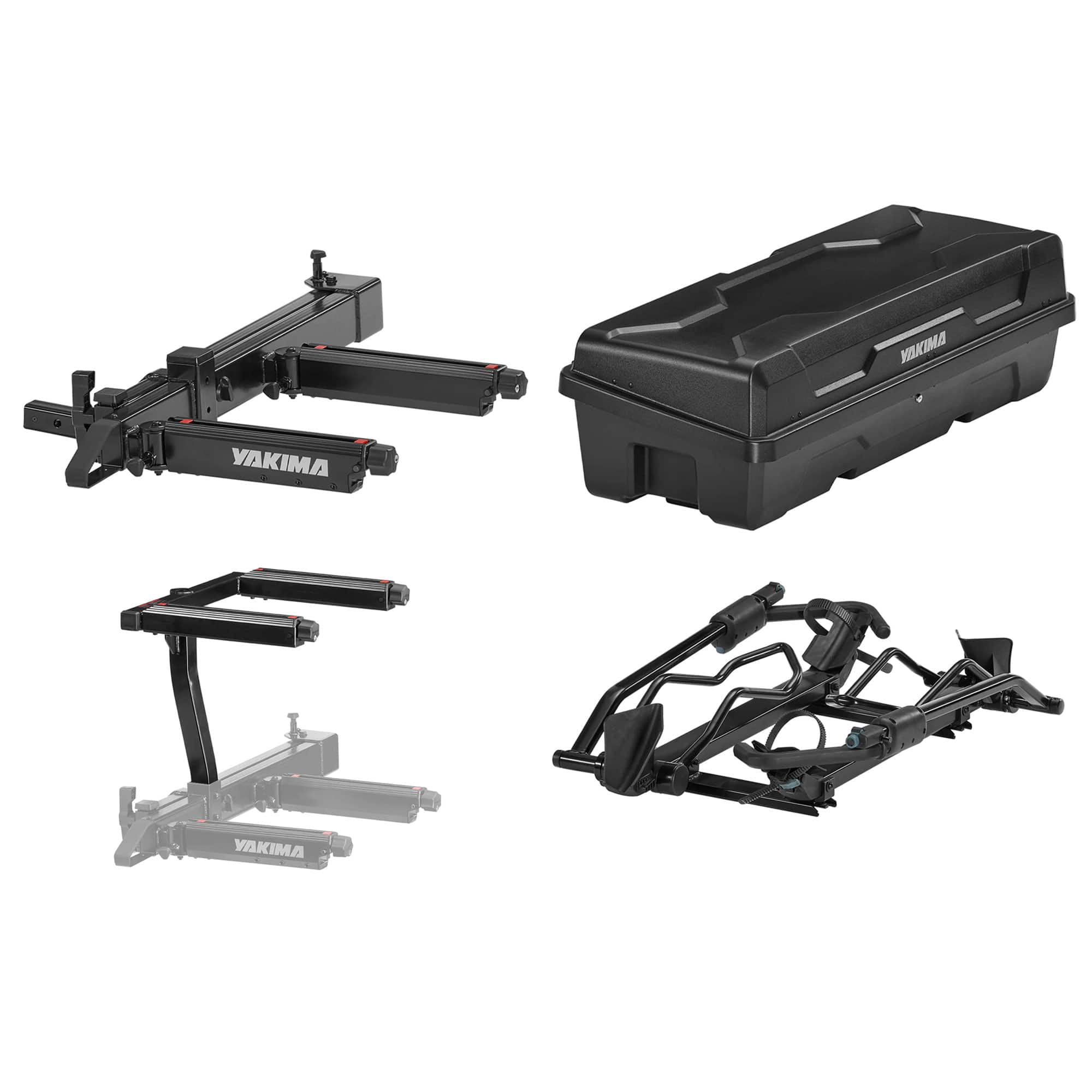 Yakima - EXO SwingBase Bike Rack, GearLocker Box, TopShelf Rack, & EXO DoubleUp - Black price history on PriceWatchPro