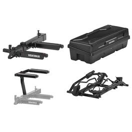 Yakima - EXO SwingBase Bike Rack, GearLocker Box, TopShelf Rack, & EXO DoubleUp - Black