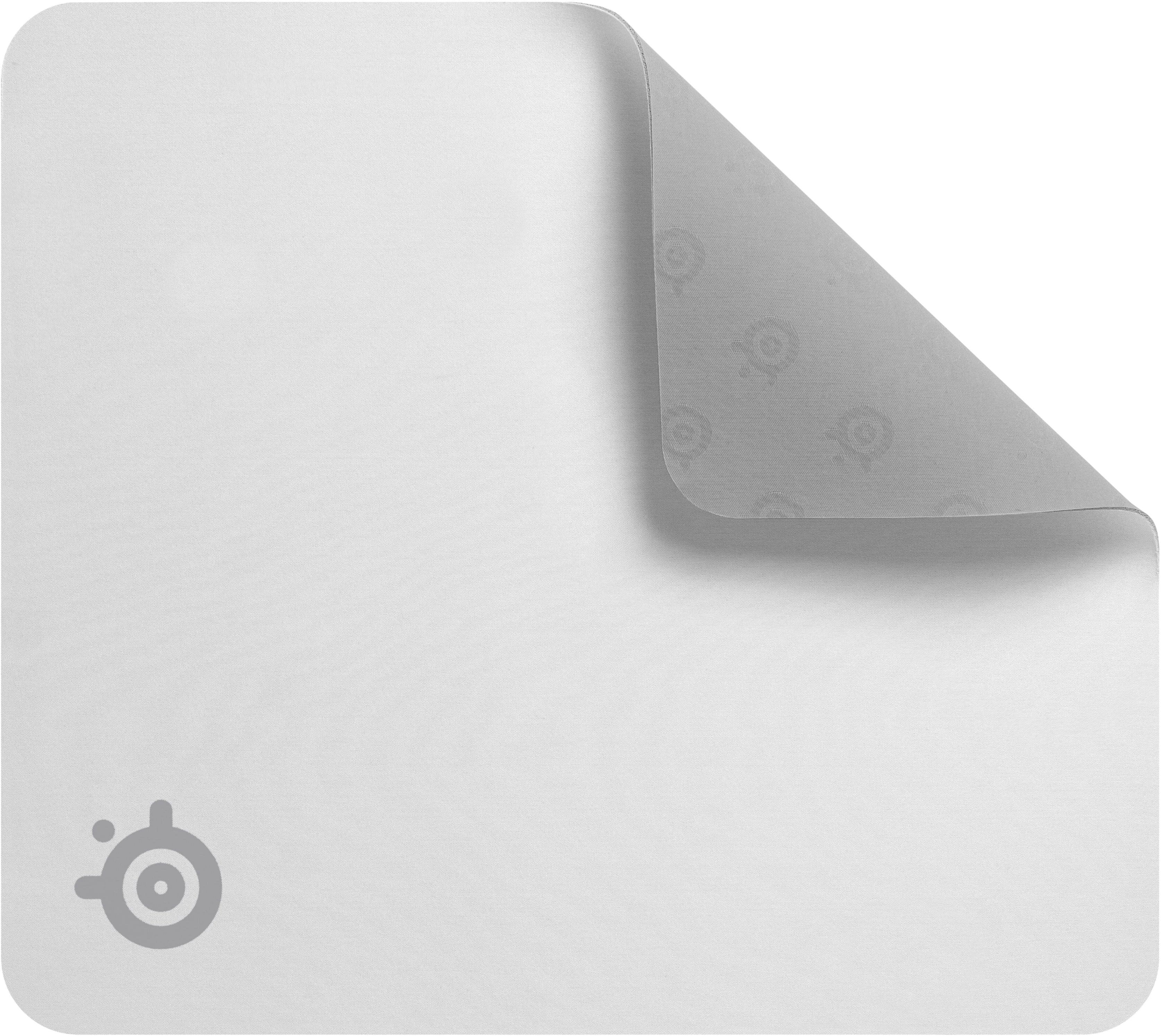 Alt View 4. SteelSeries - QcK Cloth Gaming Mouse Pad (Medium) - White.