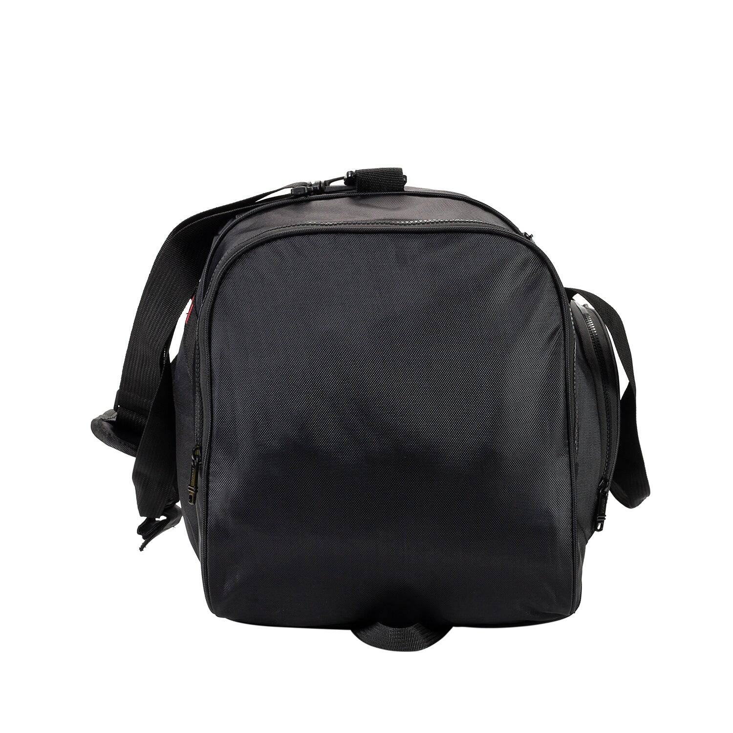 Back. DUKAP - Contender Gym Duffel Bag - BLACK.