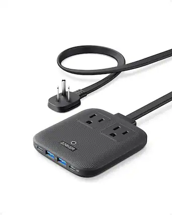 Front. Anker - Anker Nano Charging Station(67W Max) - Black.