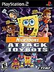 Front Detail. Nicktoons: Attack of the Toybots - PlayStation 2.