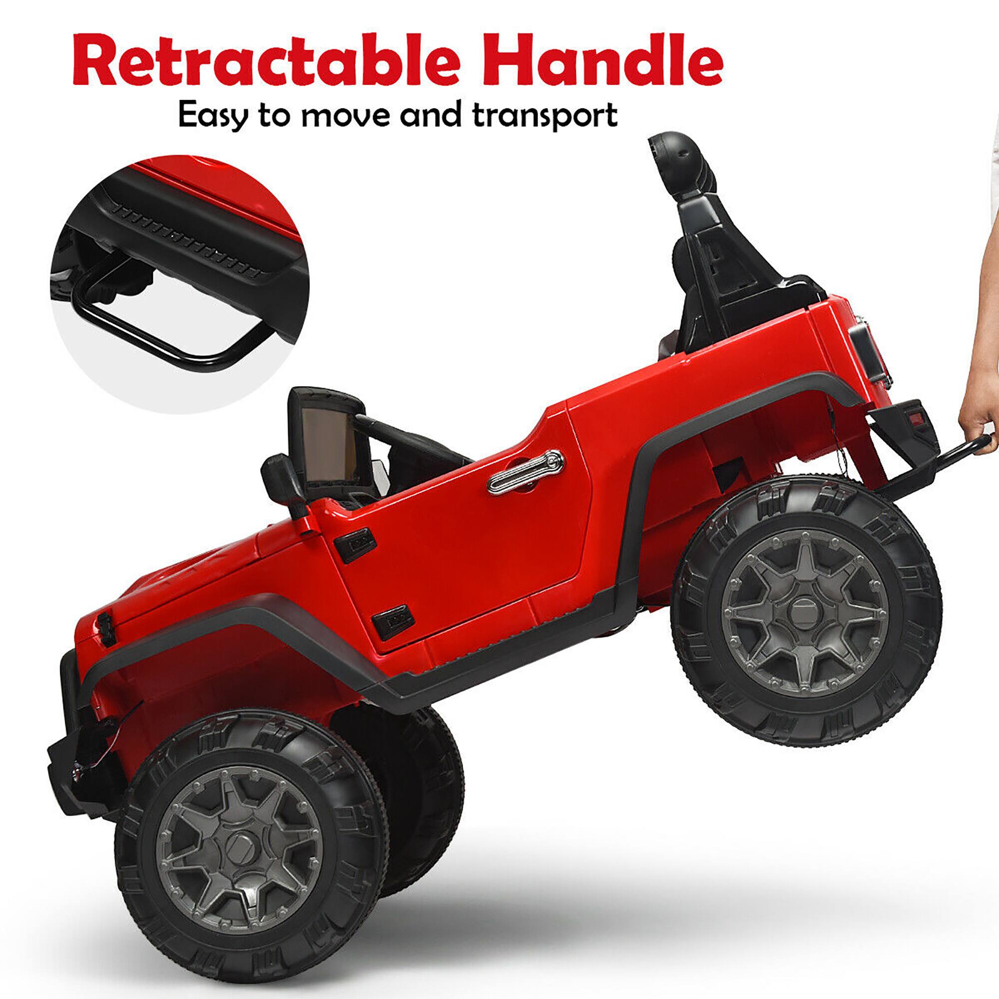 Retractable Handle  
Easy to move and transport