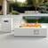 Front. Ciays - 43 Inch Propane Fire Pit with 50000 BTU, CSA-Certified Fire Pit Table with Waterproof Cover & Adjustable Legs - White.