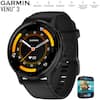 GARMIN VENU 3
- BRIGHT 1.4 AMOLED TOUCHSCREEN DISPLAY
- UP TO 14 DAYS OF BATTERY LIFE IN SMARTWATCH MODE
- DETAILED HEALTH AND WELLNESS INSIGHTS
- ADVANCED FITNESS FEATURES
- WORKS WITH THE GARMIN KUNTA CONNECT AND ANDROID SMARTPHONES
- LIGHTWEIGHT 45MM CASE WITH STAINLESS STEEL BEZEL
GARMIN 60
- 2 YR WARRANTY