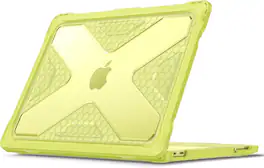 Fintie - Rugged Case for MacBook Neo 13 Inch (Model A3404, 2026 Release) Heavy Duty, TPU Bumper, Hard Shell, Snap-On Cover - Citrus