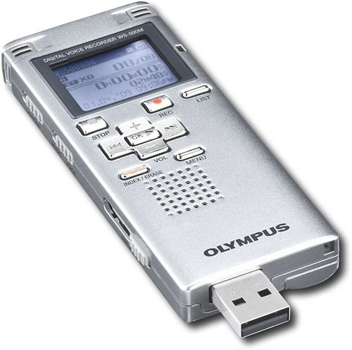 Handheld Digital Voice Recorder for sale online 2048 MB, 544.5 Hours Olympus WS-500M 