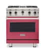 Front. Viking - 5-Series Gas Open Burner Range - Valentine.