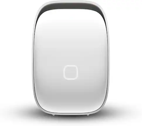 Front. Vitesy - SHELFY Smart Refrigerator Device | Reduces Food Waste | Removes Bad Odors | IoT Technology | Photocatalytic - White.