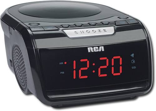 RCA Digital AM/FM Clock Radio with CD Player RCA-RP5605 - Best Buy