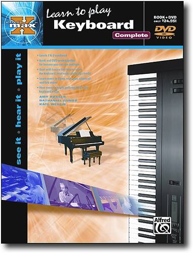 Front Standard. Alfred - MAX Keyboard Complete Book and DVD.