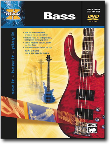  MAX Bass Guitar Instruction Book and DVD