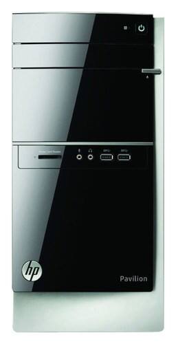 Front Standard. HP - Refurbished Desktop - AMD A8-Series - 8GB Memory - 1TB Hard Drive.