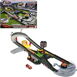 Mattel - Disney/PIXAR Cars Piston Cup Action Speedway Playset - COLLECTIBLES - Multicolor