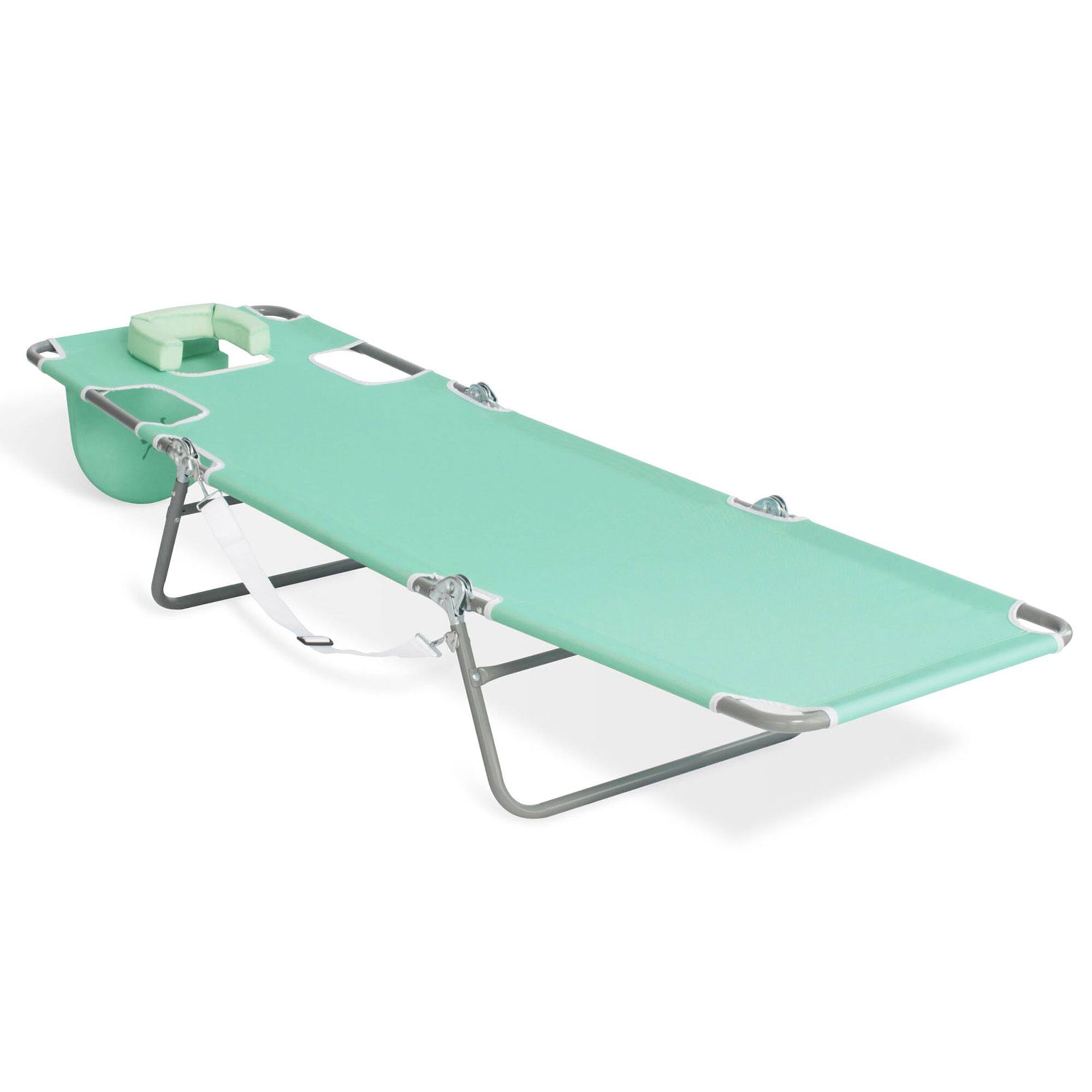 Alt View 10. Ostrich - Ostrich Chaise Lounge Folding Sunbathing Recliner Beach Chair, Teal (4 Pack) - Teal.