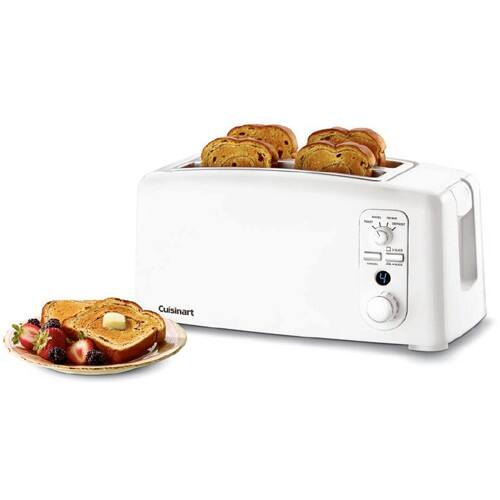 Best Buy: Cuisinart 4 Slice Tandem Toaster White TAN-4
